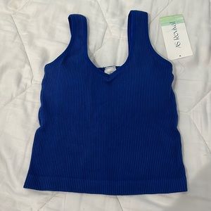 Women’s Altar’d State Blue Tank Top One Size NWT